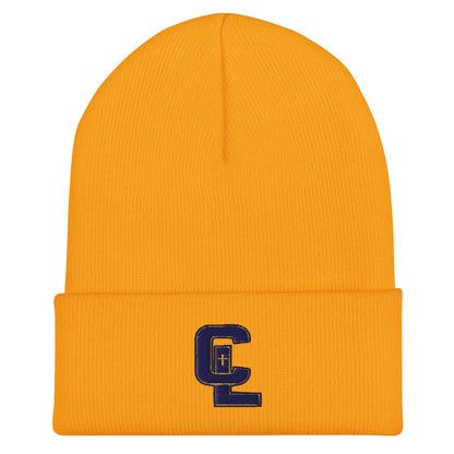 Cuffed Beanie | Crean Lutheran Softball | CL Monogram Logo