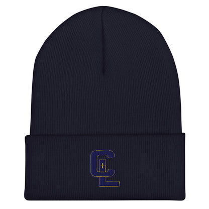 Cuffed Beanie | Crean Lutheran Softball | CL Monogram Logo