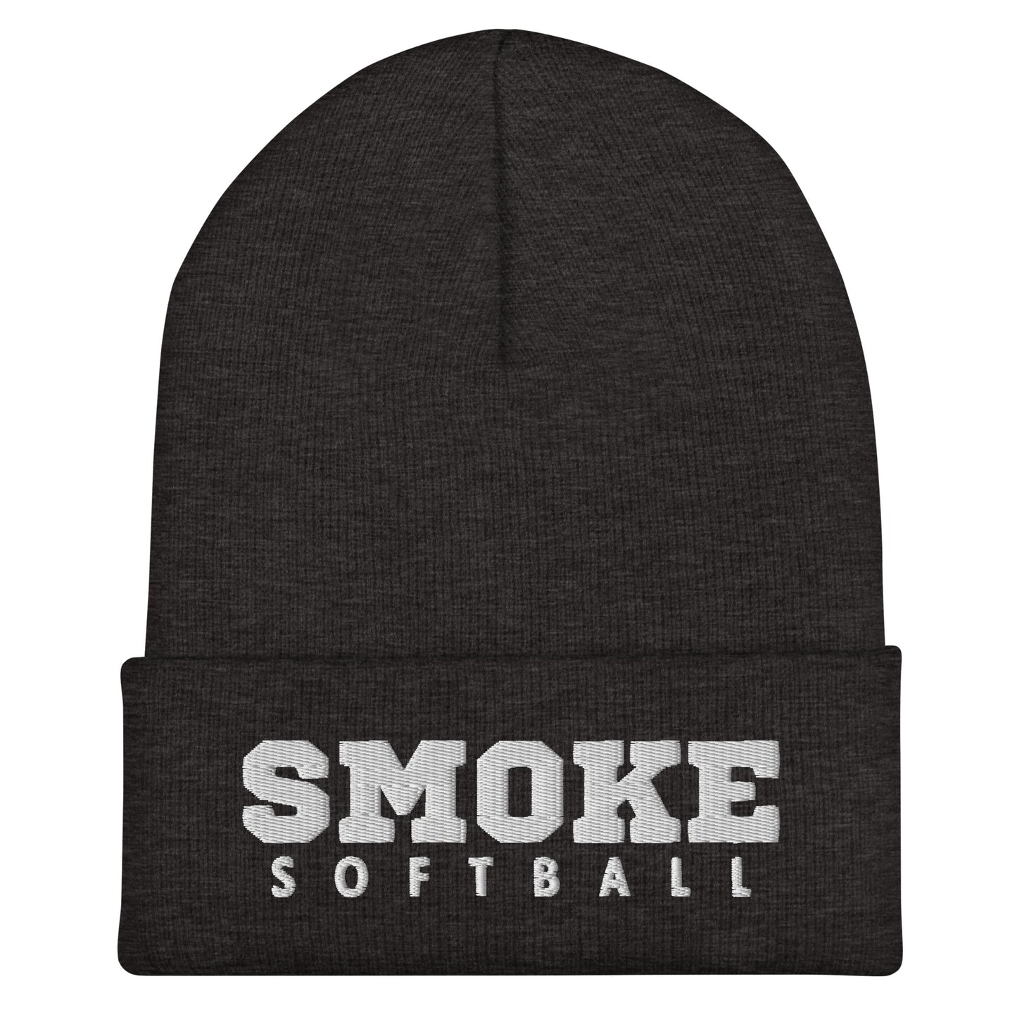 Cuffed Beanie | Smoke 14U Softball | Modern Script Logo