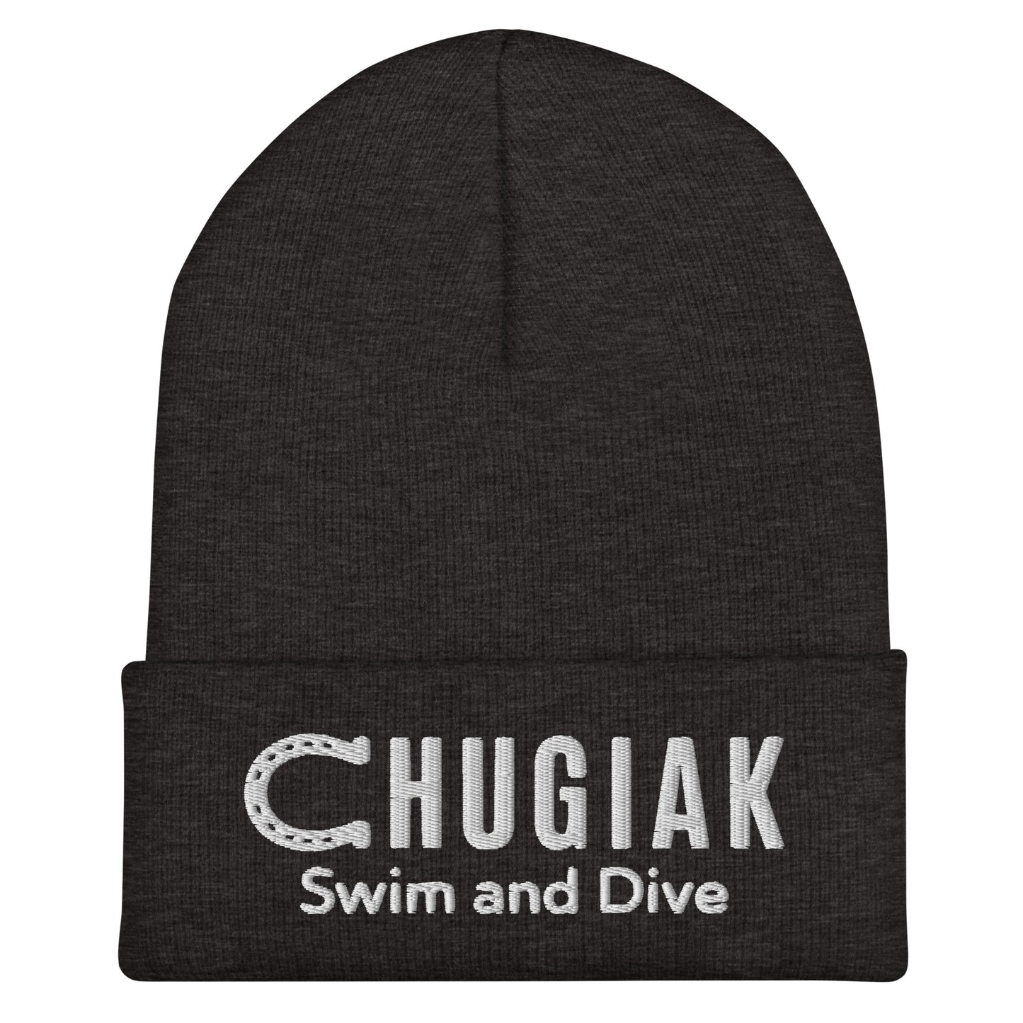 Cuffed Beanie | Chugiak Mustang Swim & Dive | Crest Logo