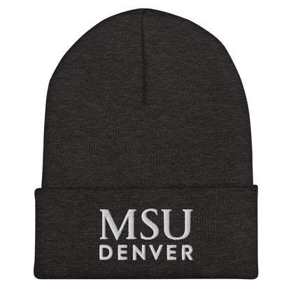 Cuffed Beanie | MSU Denver Dance Team | Titan Crest Logo