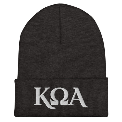 Cuffed Beanie | Kappa Omega Alpha | Crest Logo