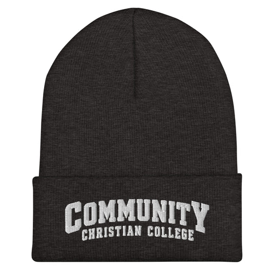 Cuffed Beanie | Community Christian College | Vanguard Athletic Logo
