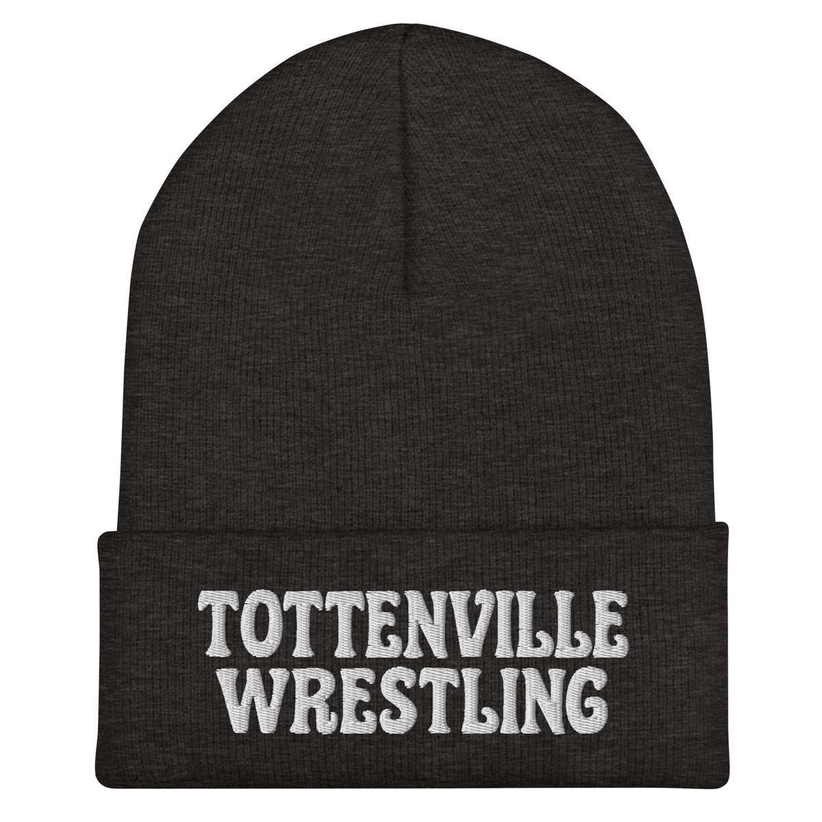 Cuffed Beanie | Tottenville wrestling club | Crest Logo