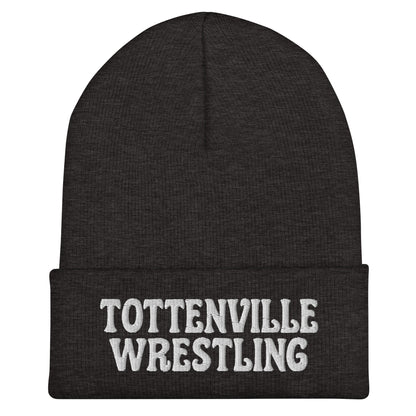 Cuffed Beanie | Tottenville wrestling club | Crest Logo