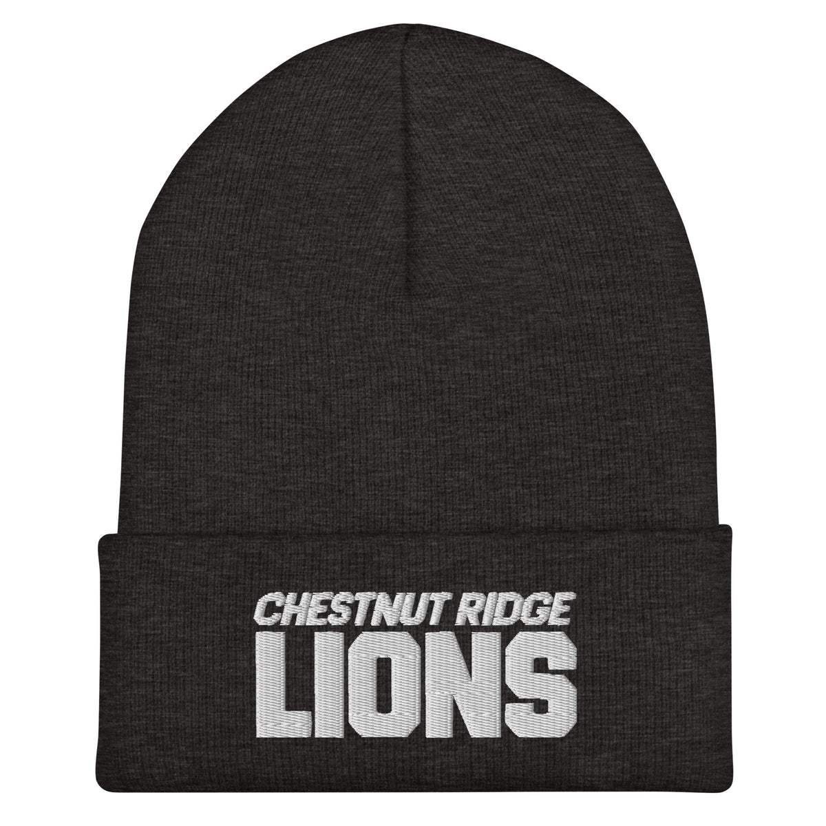Cuffed Beanie | Chestnut Ridge Lions Football | Script Logo