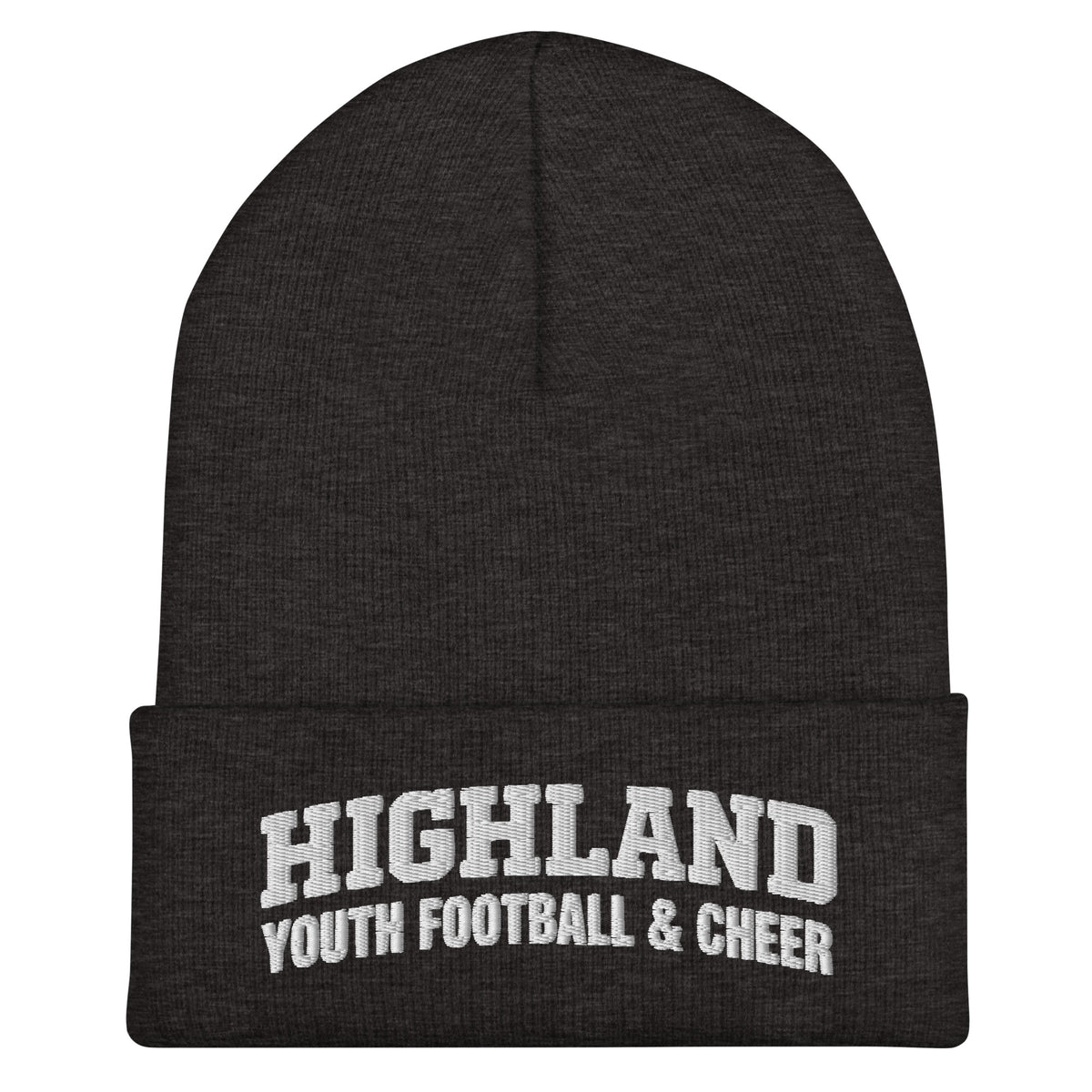 Cuffed Beanie | Highland youth football and cheer | Emblem Logo