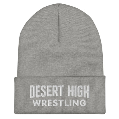 Cuffed Beanie | Desert High Scorpions | Modern Script Logo