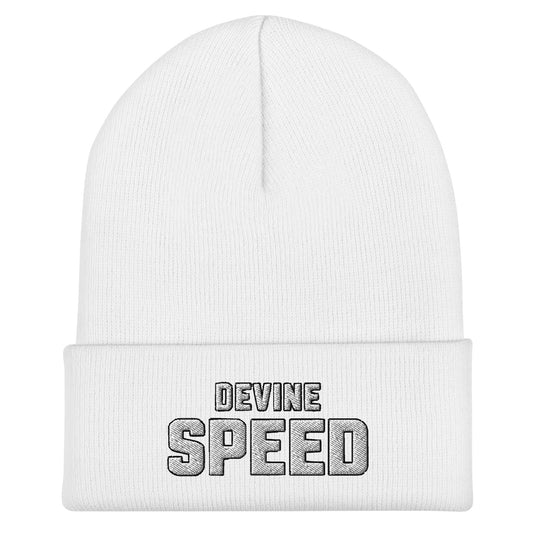 Cuffed Beanie | Devine Speed | Script Logo