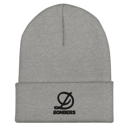 Cuffed Beanie | Diamond Bombers | Bomber Varsity - Black Logo