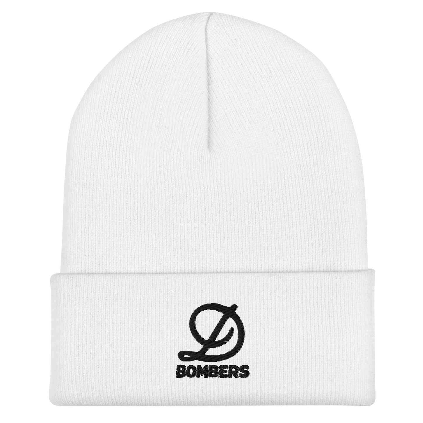 Cuffed Beanie | Diamond Bombers | Bomber Varsity - Black Logo
