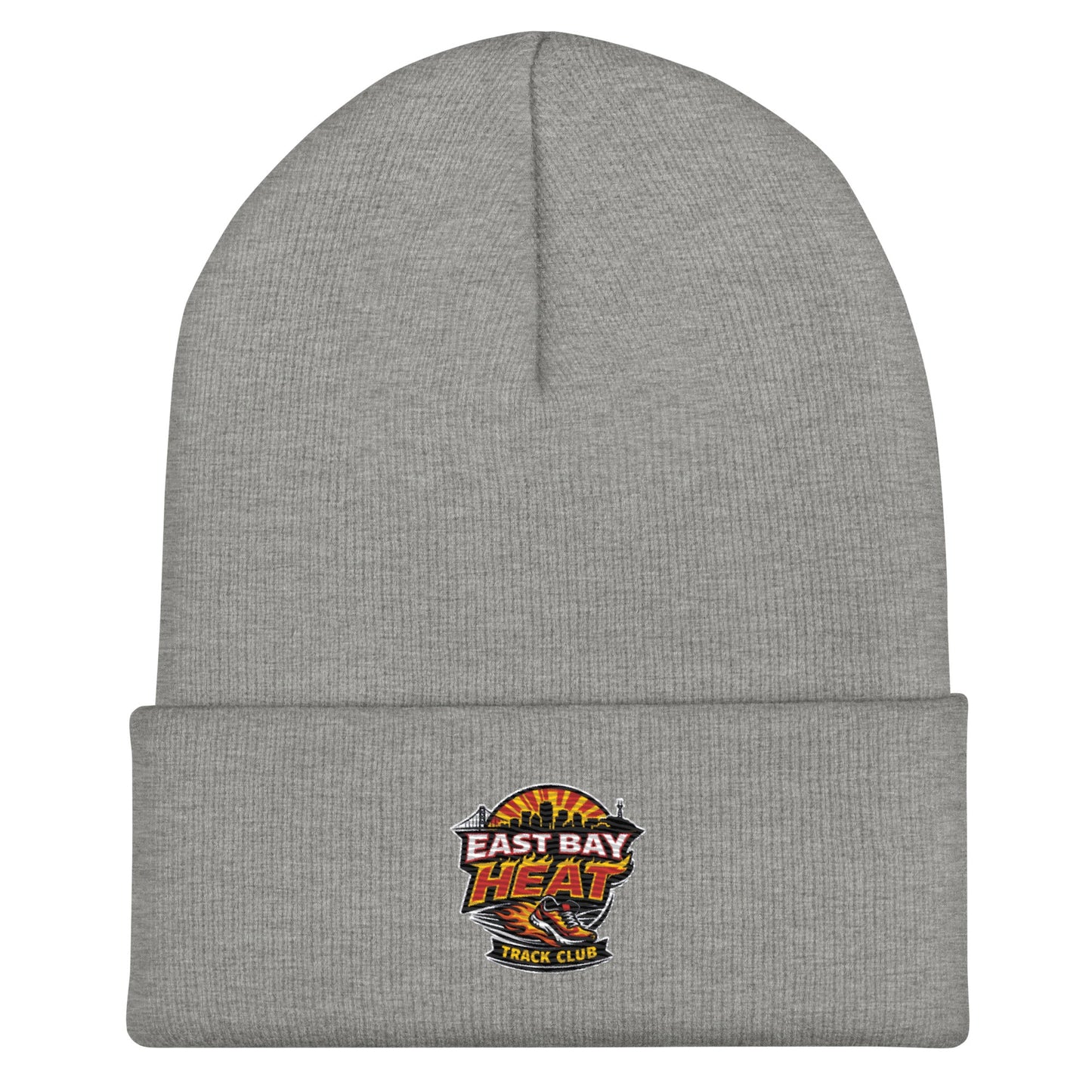 Cuffed Beanie | East Bay Heat Track Club | Alt Logo