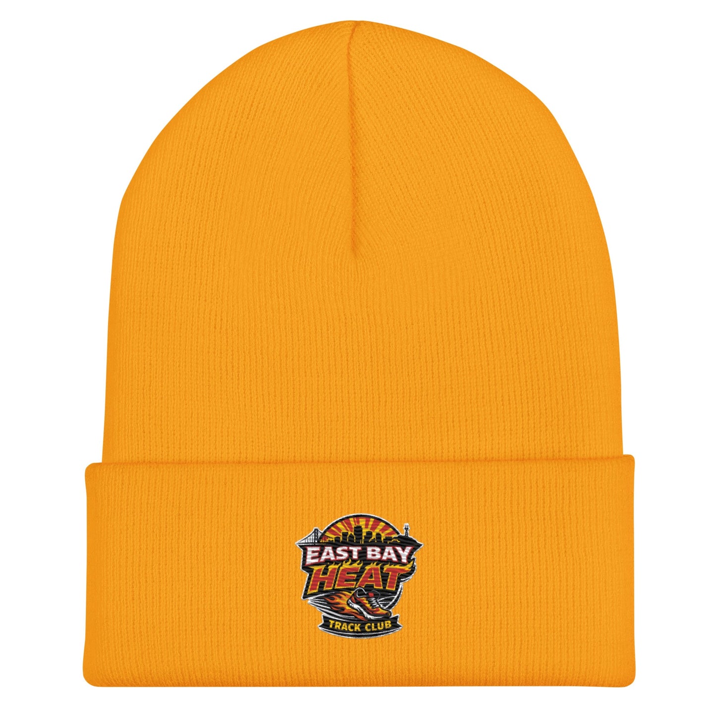 Cuffed Beanie | East Bay Heat Track Club | Alt Logo