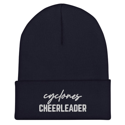 Cuffed Beanie | Eastern View High School Cheer | Script Logo