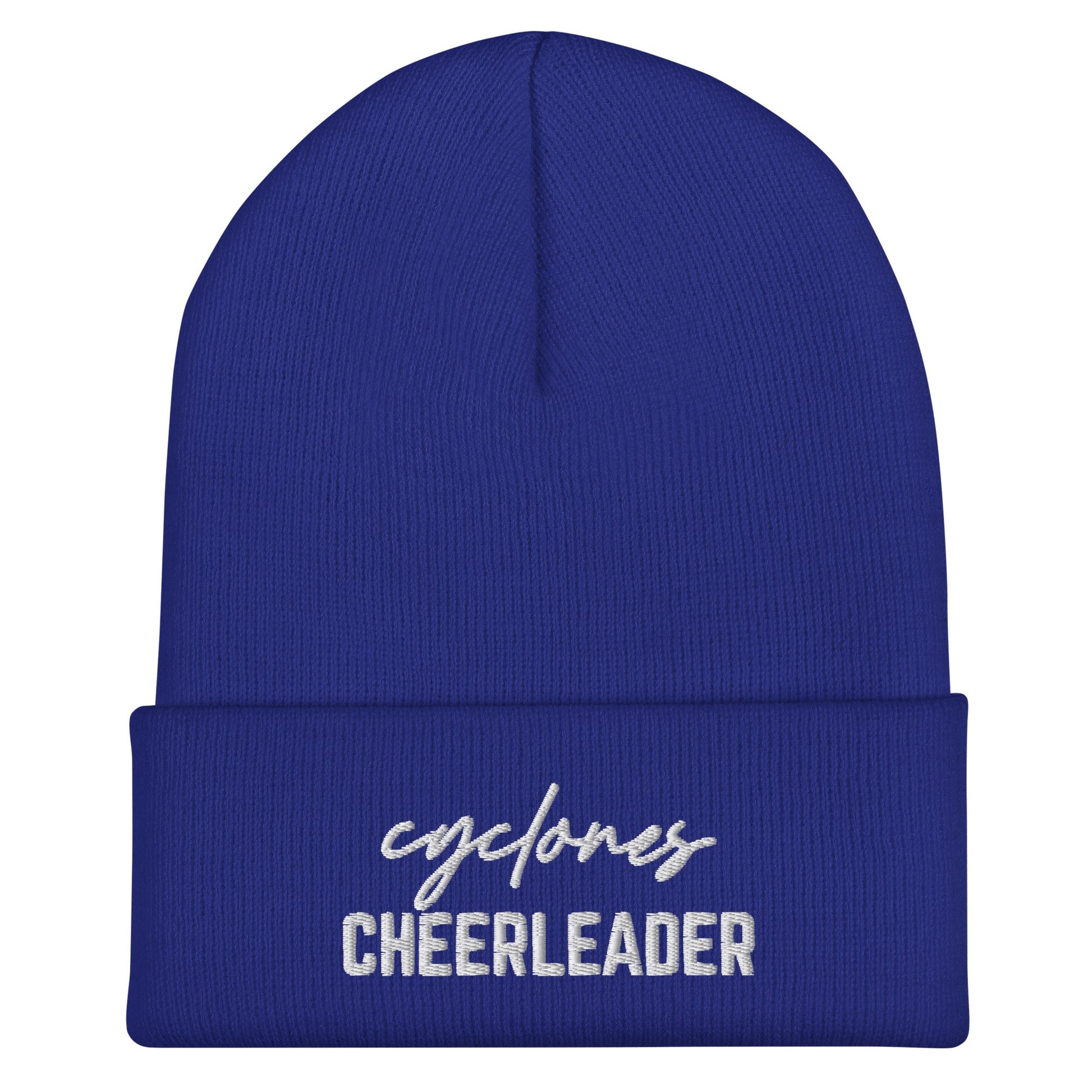 Cuffed Beanie | Eastern View High School Cheer | Script Logo