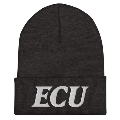 Cuffed Beanie | ECU Club Womens Lacrosse | Crest Logo