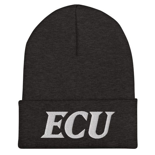 Cuffed Beanie | ECU Club Womens Lacrosse | Crest Logo