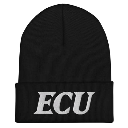 Cuffed Beanie | ECU Club Womens Lacrosse | Crest Logo