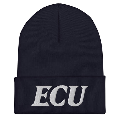 Cuffed Beanie | ECU Club Womens Lacrosse | Crest Logo