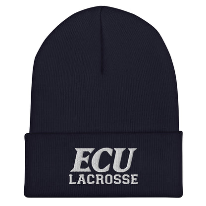 Cuffed Beanie | ECU Club Womens Lacrosse | Ironclad Corsairs Logo