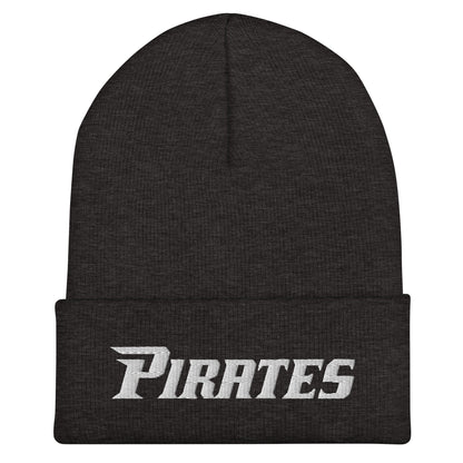 Cuffed Beanie | ECU Club Womens Lacrosse | Pirate Emblem Logo