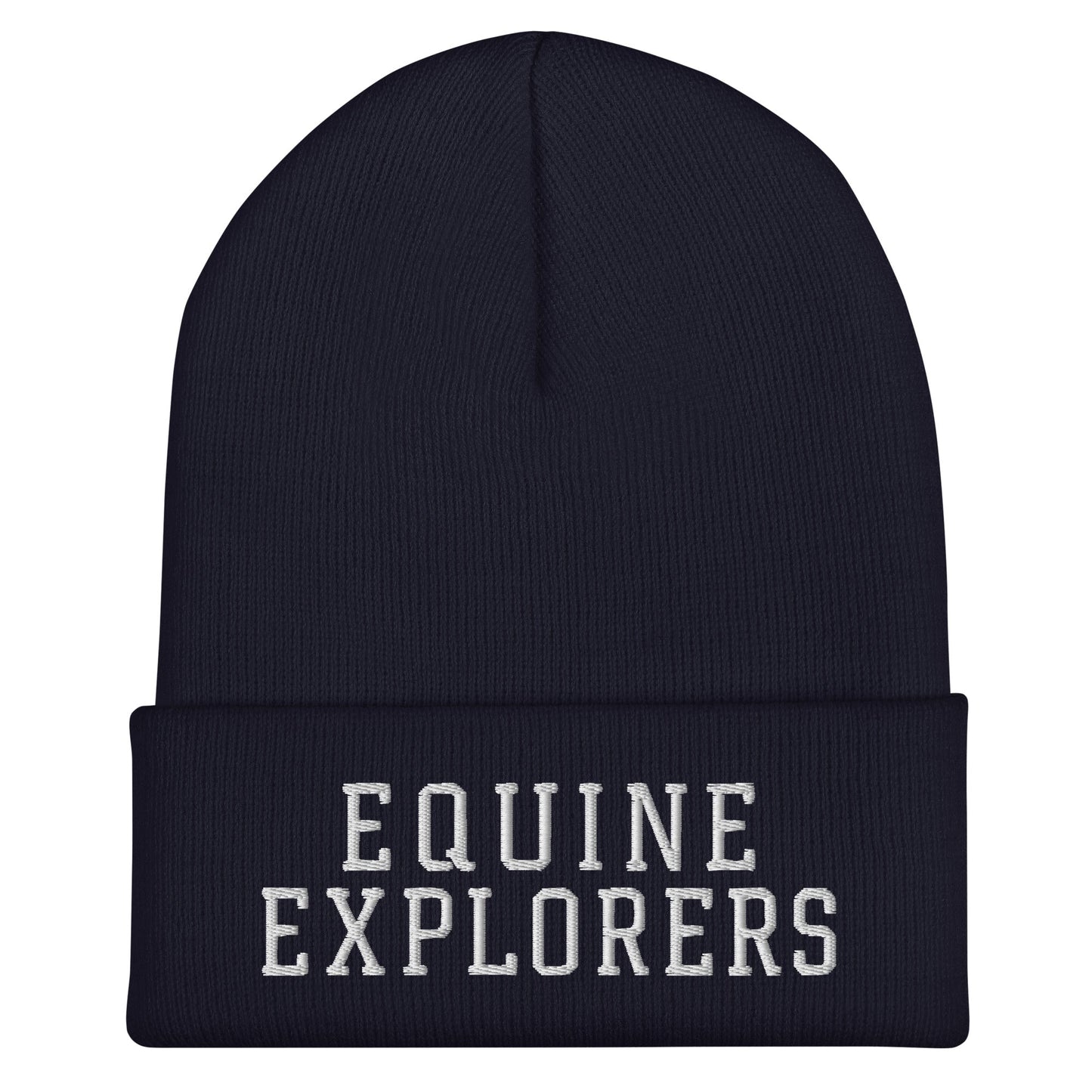 Cuffed Beanie | Equine Explorers | Script Logo