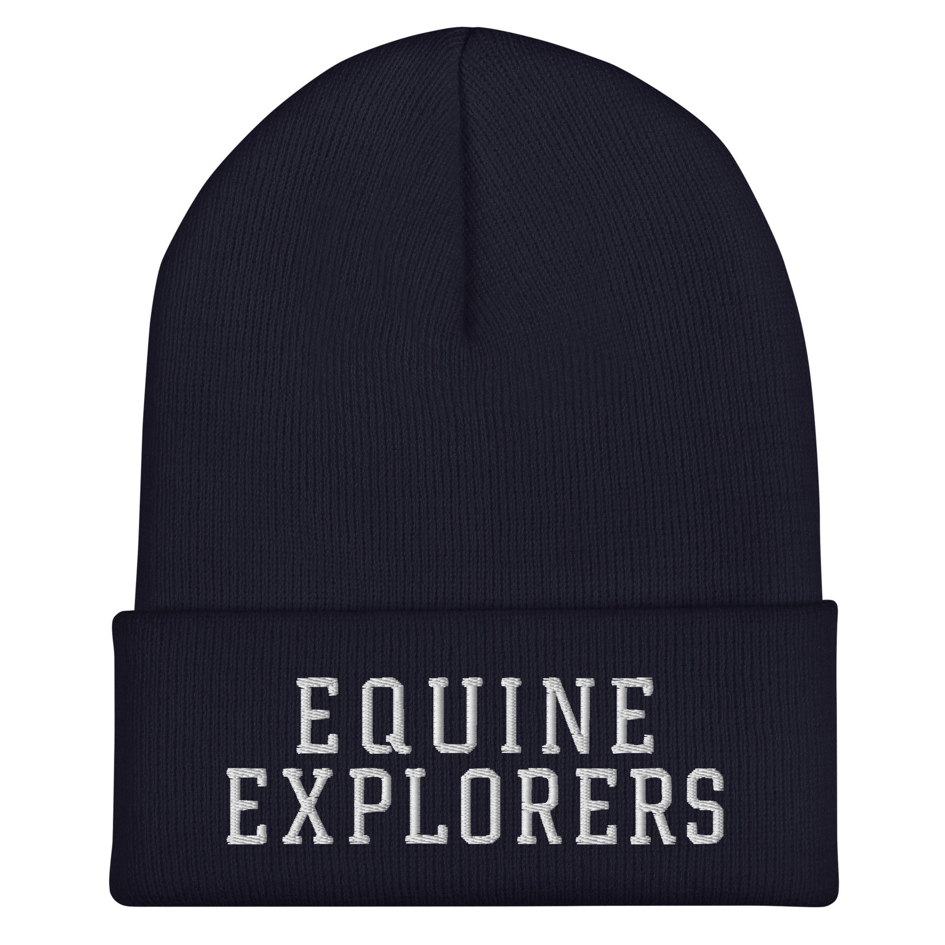 Cuffed Beanie | Equine Explorers | Script Logo