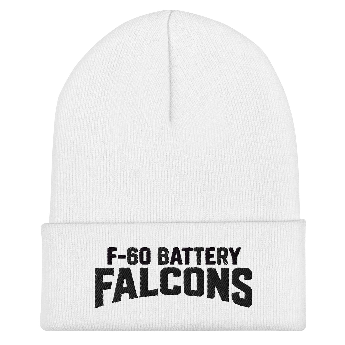 Cuffed Beanie | F - 60th ADA | Falcon Shield Logo