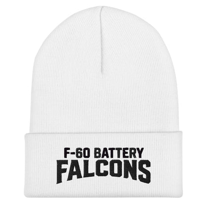Cuffed Beanie | F - 60th ADA | Falcon Shield Logo