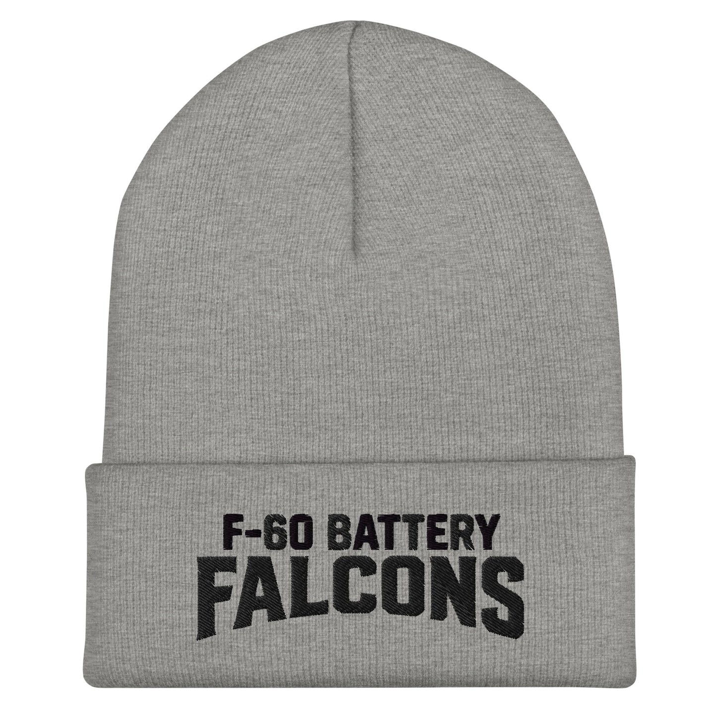 Cuffed Beanie | F - 60th ADA | Falcon Shield Logo