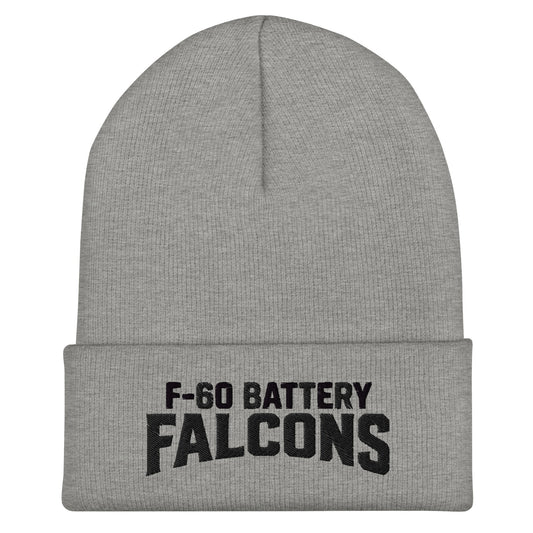 Cuffed Beanie | F - 60th ADA | Falcon Shield Logo