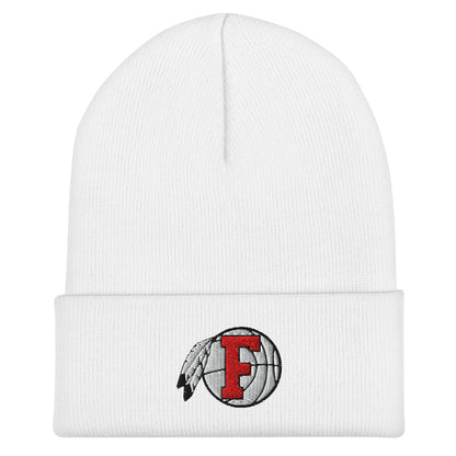 Cuffed Beanie | Fallbrook Basketball | Retro Logo