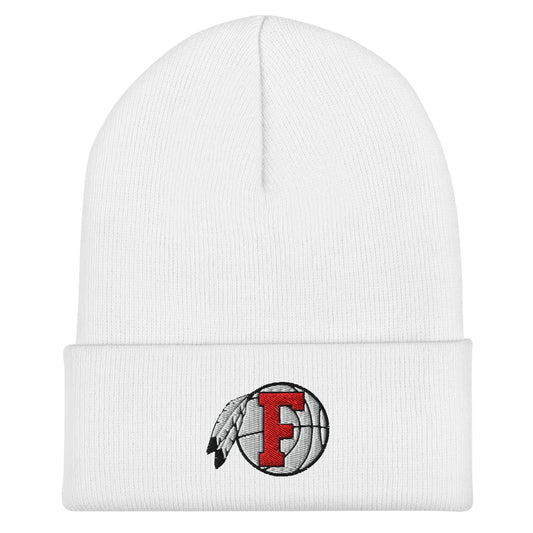 Cuffed Beanie | Fallbrook Basketball | Retro Logo