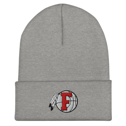 Cuffed Beanie | Fallbrook Basketball | Retro Logo