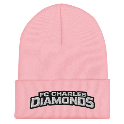 Cuffed Beanie | FC Charles: Diamonds | Shield Logo