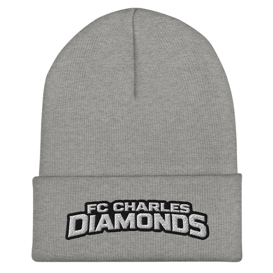 Cuffed Beanie | FC Charles: Diamonds | Shield Logo