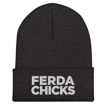 Cuffed Beanie | FerDa Chicks | Badge Logo