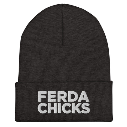 Cuffed Beanie | FerDa Chicks | Badge Logo