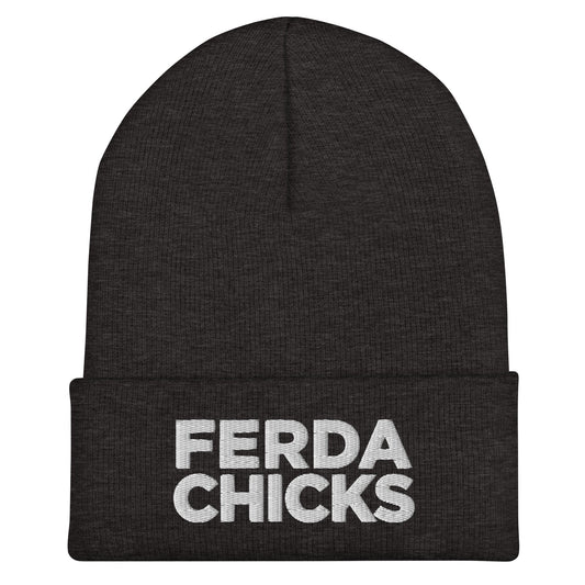 Cuffed Beanie | FerDa Chicks | Badge Logo