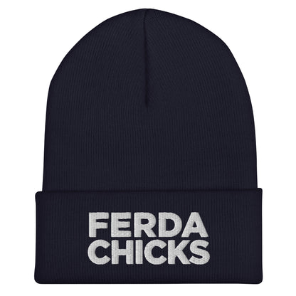 Cuffed Beanie | FerDa Chicks | Badge Logo