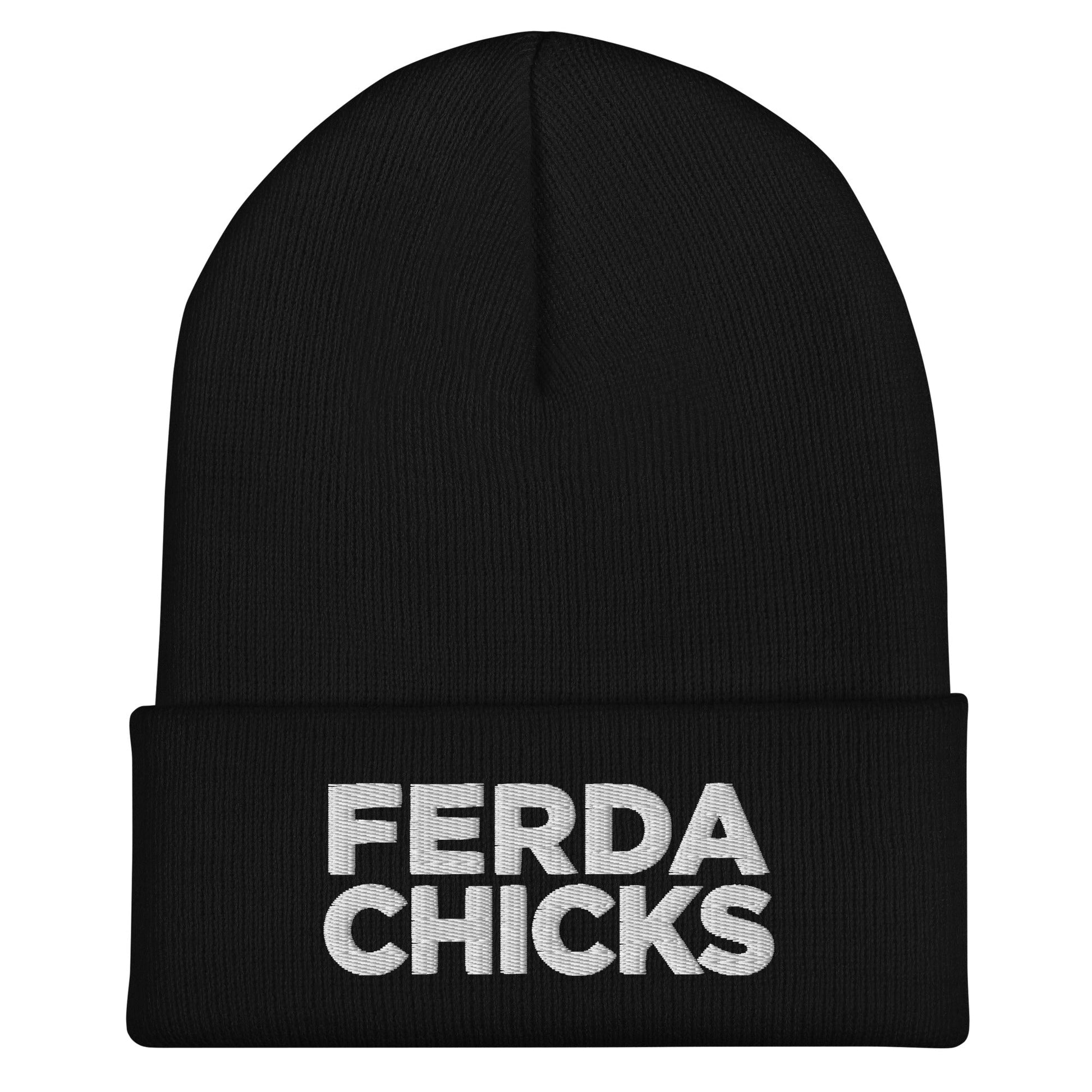 Cuffed Beanie | FerDa Chicks | Badge Logo