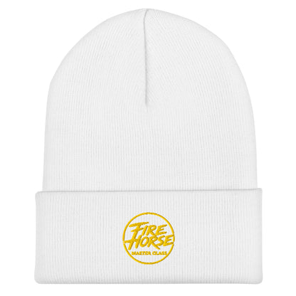 Cuffed Beanie | Fire Horse Masters | Athletic Mark Logo