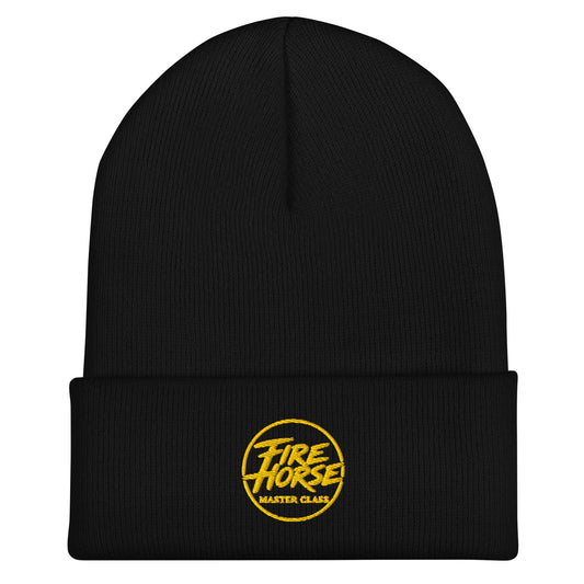 Cuffed Beanie | Fire Horse Masters | Athletic Mark Logo