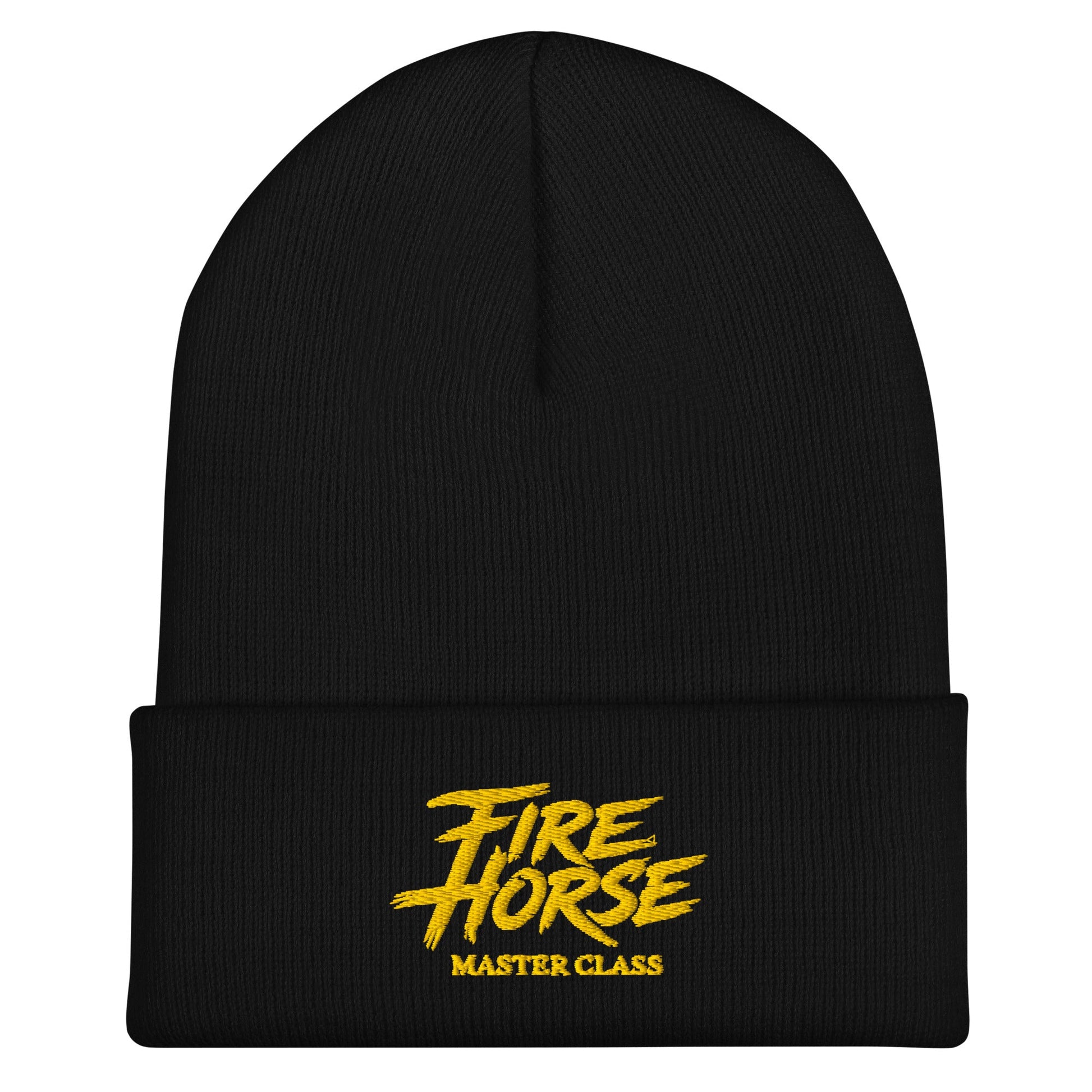 Cuffed Beanie | Fire Horse Masters | Modern Script Logo