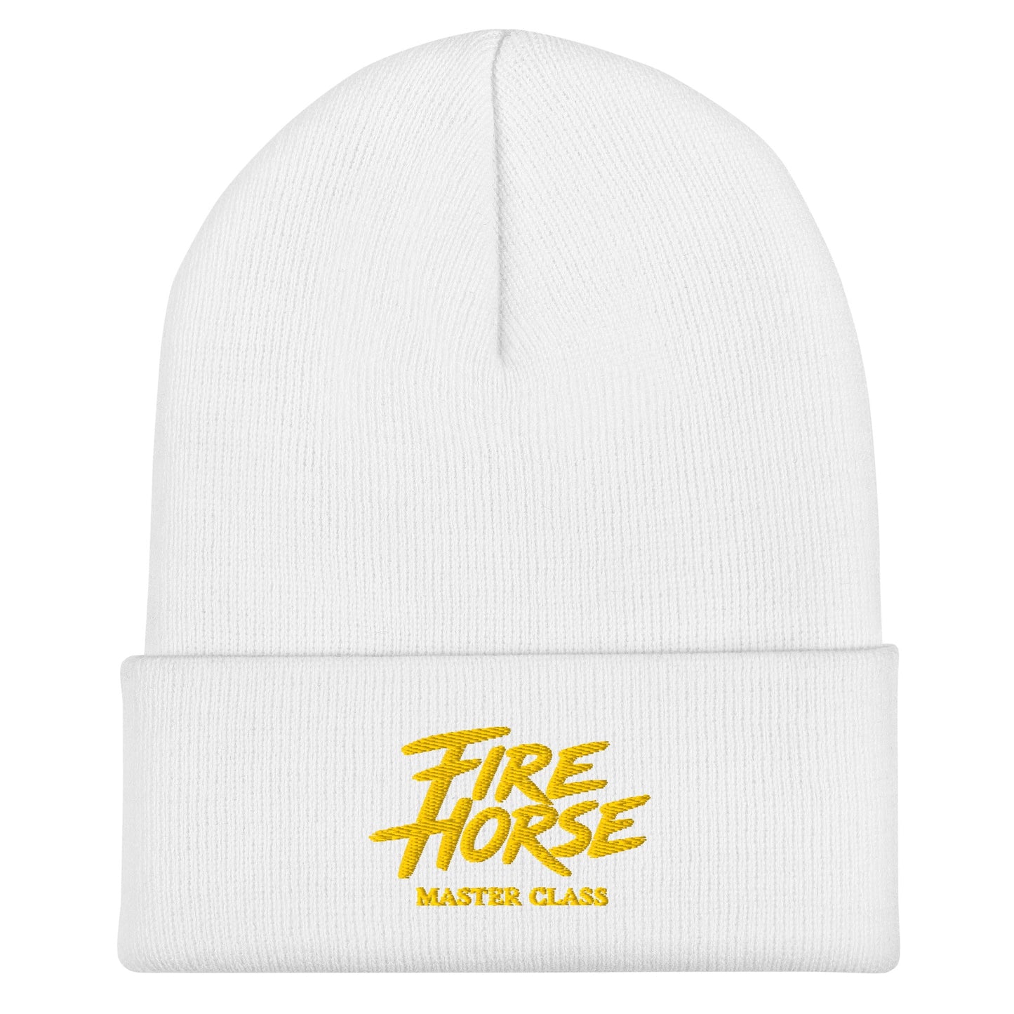 Cuffed Beanie | Fire Horse Masters | Script Logo