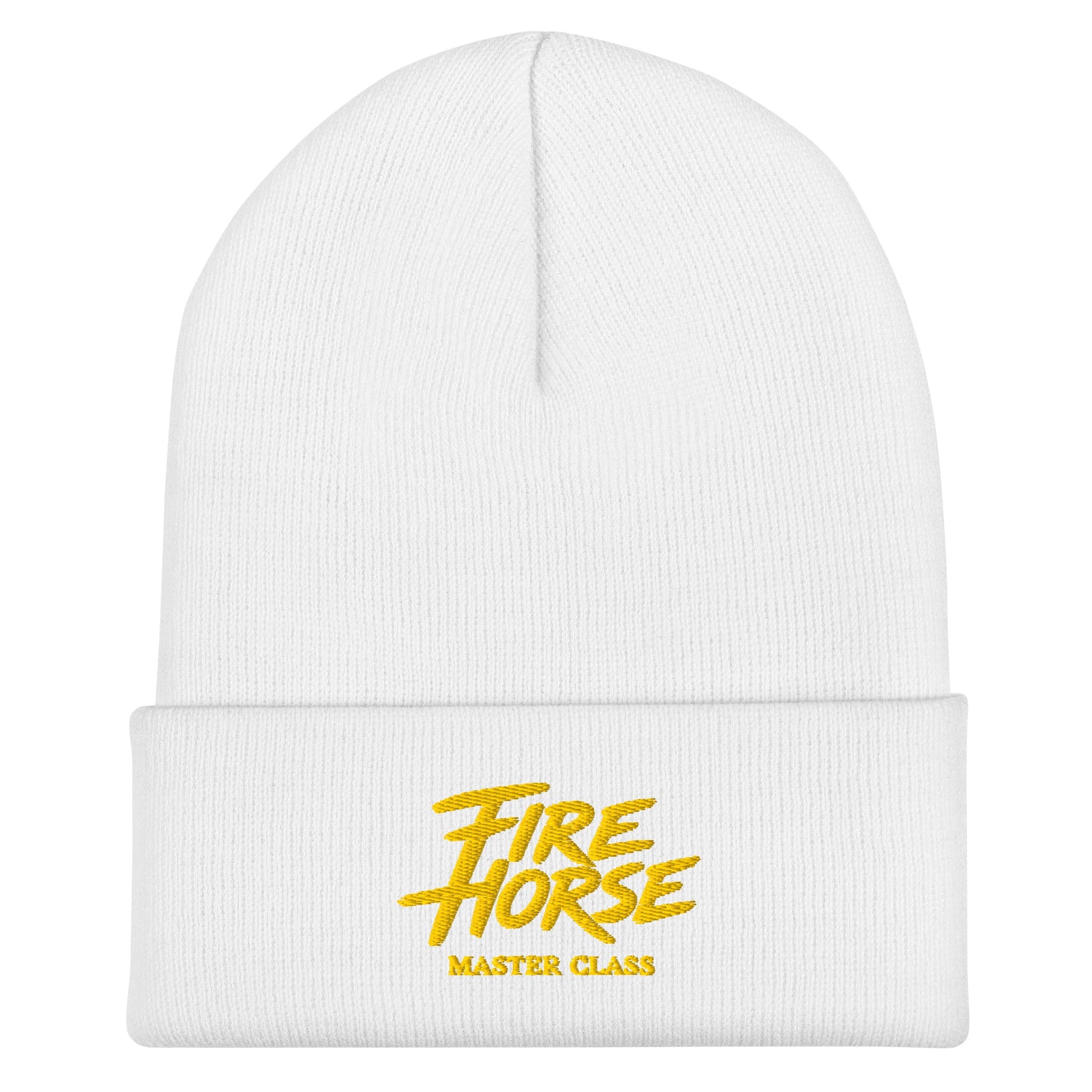 Cuffed Beanie | Fire Horse Masters | Script Logo