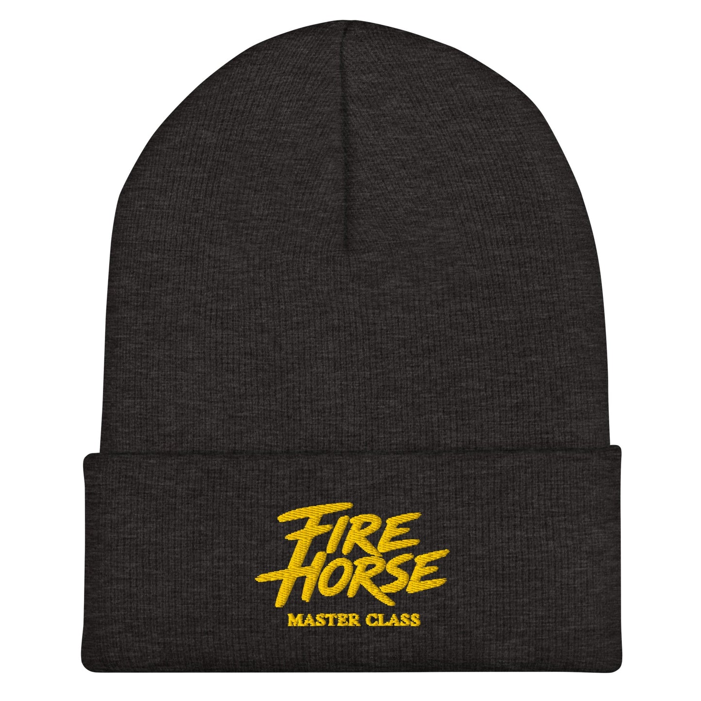 Cuffed Beanie | Fire Horse Masters | Script Logo