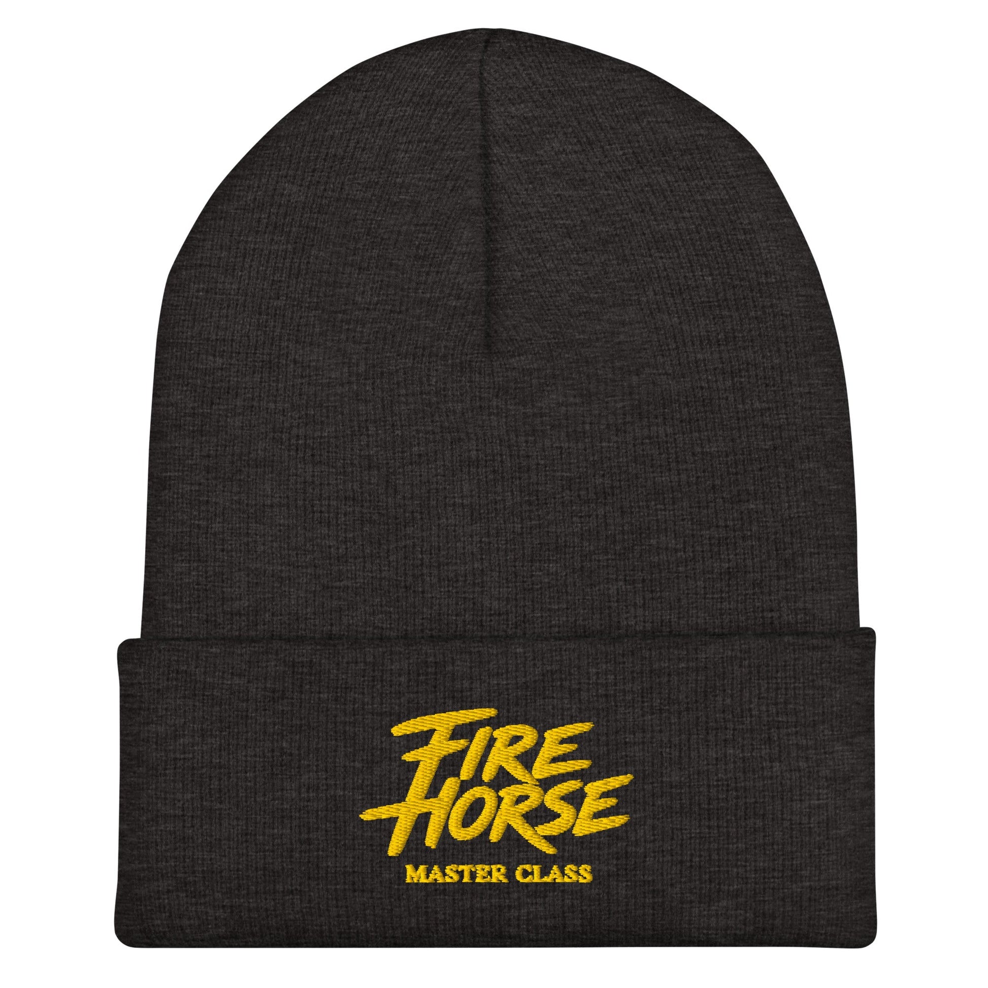 Cuffed Beanie | Fire Horse Masters | Script Logo