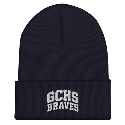 Cuffed Beanie | Grant County High School Wrestling | Crest Logo