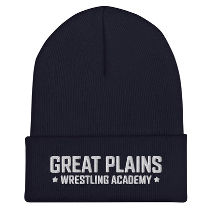 Cuffed Beanie | Great Plains Wrestling Academy | Script Logo